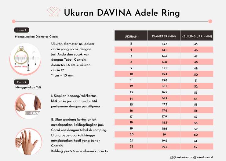 DAVINA Ladies Arsy Ring Gold Color Sterling Silver 925